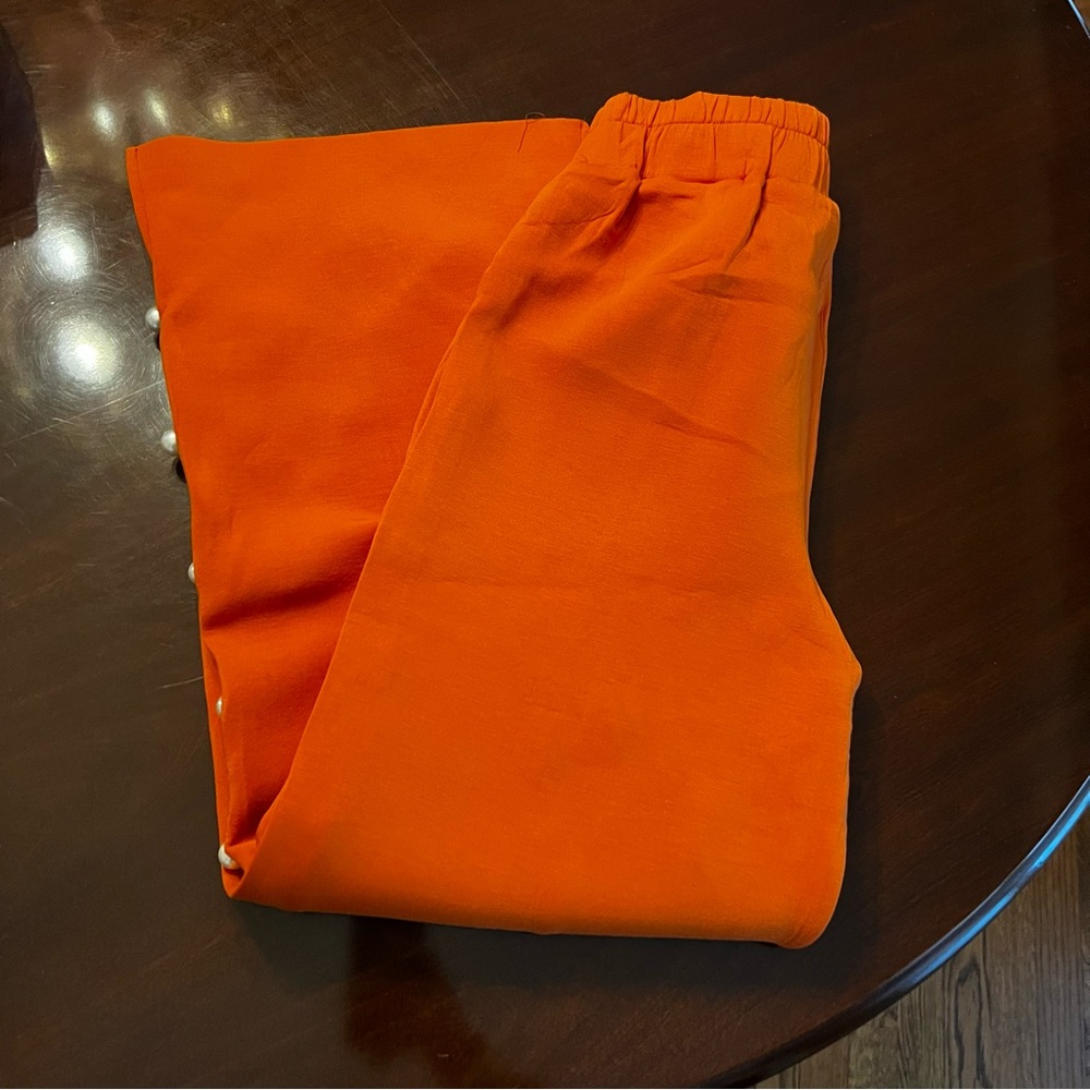 NWT Joh Apparel Texas Orange Francine French Scuba Pearl Hoodie Set - Large - Picture 12 of 16